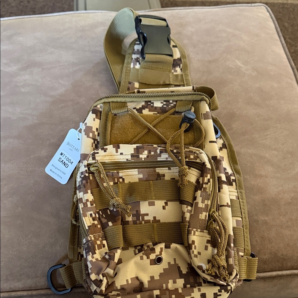 Sand Camo Belt Bag for Men